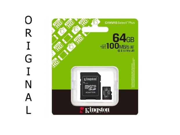 &u+ MICRO SD ORIGINAL 64 GB KINGSTON CLASE 10